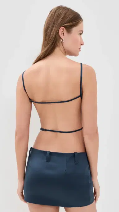 LIONESS Camille Backless Top idnight Navy | Thumbnail 3 LIONESS Camille Backless Top idnight Navy | Thumbnail 3