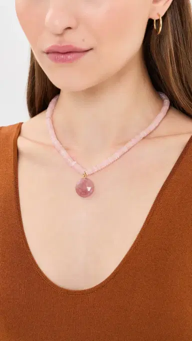 Luv Aj The Côte d'Azur Pendant Necklace Gold One Size | Thumbnail 3 Luv Aj The Côte d'Azur Pendant Necklace Gold One Size | Thumbnail 3