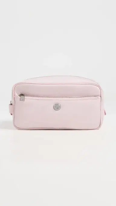 Tory Burch Twist Large Cosmetic Case Rose One Size | Thumbnail 2