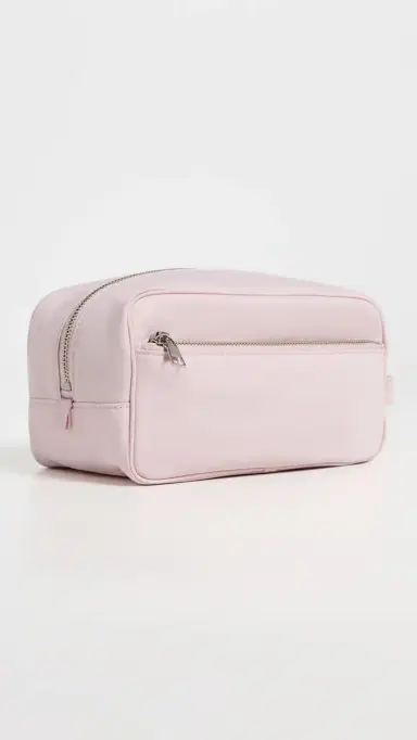 Tory Burch Twist Large Cosmetic Case Rose One Size | Thumbnail 3