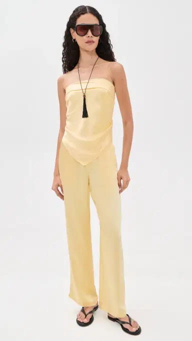 4th & Reckless Corbie Trousers Lemon S | Thumbnail 6