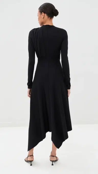 Victoria Beckham Long Sleeve Wrap Dress | Thumbnail 3 Victoria Beckham Long Sleeve Wrap Dress | Thumbnail 3