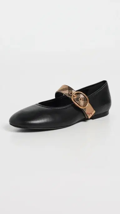 Burberry Robin Ballerina Flats Black 37 | Thumbnail 2