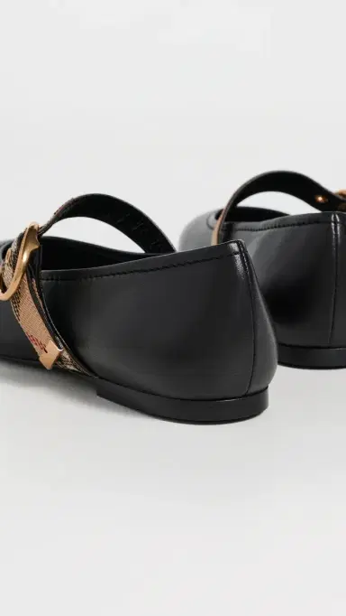 Burberry Robin Ballerina Flats Black 37 | Thumbnail 4