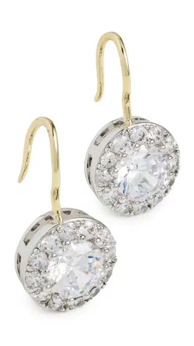 Shashi Two Toned French Hook Earrings | Thumbnail 5
