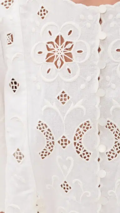 Sea Gardener Embroidered Top | Thumbnail 6 Sea Gardener Embroidered Top | Thumbnail 6