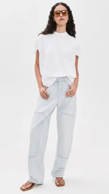 AGOLDE Souline T-Shirt White | Thumbnail 5 AGOLDE Souline T-Shirt White | Thumbnail 5