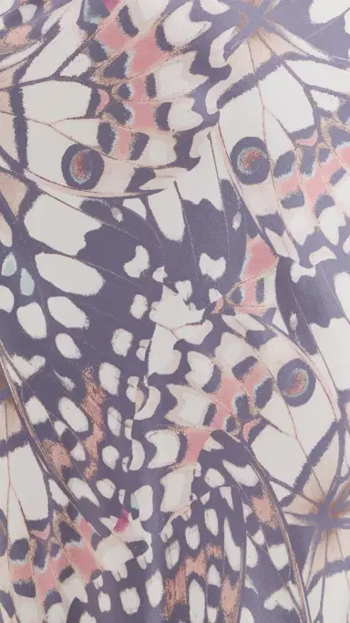 L'Agence Ryker Waistband Bias Skirt Multi Butterfly Wing | Thumbnail 6