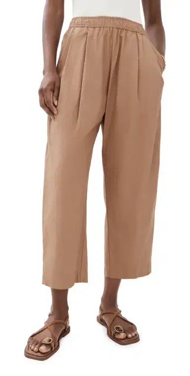 APIECE APART Spa Pleat Pants Deep Khaki | Thumbnail 1