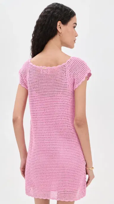 Cleobella Clementina Mini Dress Prism Pink | Thumbnail 3 Cleobella Clementina Mini Dress Prism Pink | Thumbnail 3