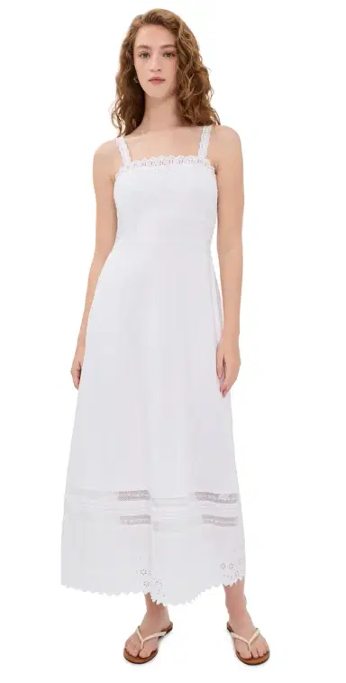 Splendid Avery Maxi Dress White | Thumbnail 1