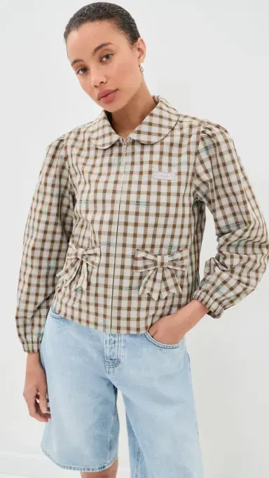 Sandy Liang Necco Jacket Brown ulti | Thumbnail 2