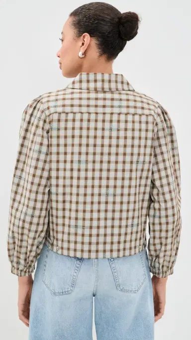Sandy Liang Necco Jacket Brown ulti | Thumbnail 3