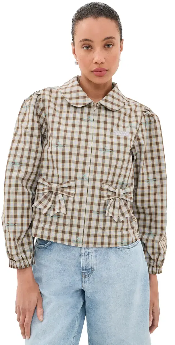 Sandy Liang Necco Jacket Brown ulti