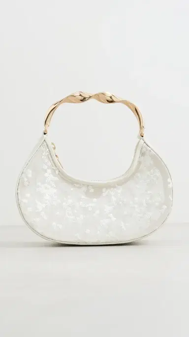 Simkhai Nixi Floral Embroidered Mesh Twist Handle Bag | Thumbnail 2 Simkhai Nixi Floral Embroidered Mesh Twist Handle Bag | Thumbnail 2