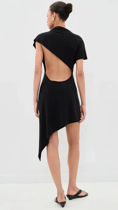 Sandy Liang Sonar Dress Black L | Thumbnail 3