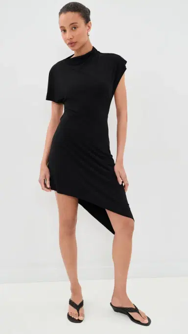 Sandy Liang Sonar Dress Black L | Thumbnail 5