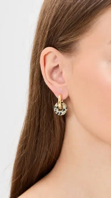 Luv AJ The Palma Washer Hoop Earrings | Thumbnail 3 Luv AJ The Palma Washer Hoop Earrings | Thumbnail 3