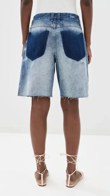 Sea Milene Denim Knee Shorts | Thumbnail 3 Sea Milene Denim Knee Shorts | Thumbnail 3