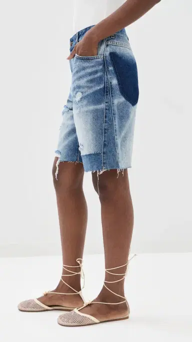 Sea Milene Denim Knee Shorts | Thumbnail 4 Sea Milene Denim Knee Shorts | Thumbnail 4