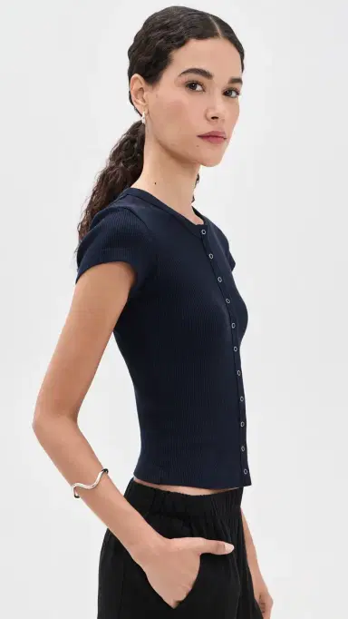 Citizens of Humanity Tabi Short Sleeve Cardigan | Thumbnail 4 Citizens of Humanity Tabi Short Sleeve Cardigan | Thumbnail 4