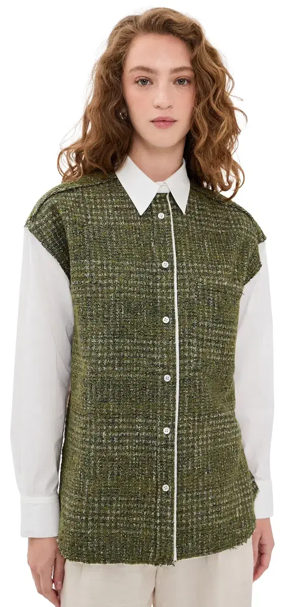 IRO Isidora Shirt Khaki/Ecru
