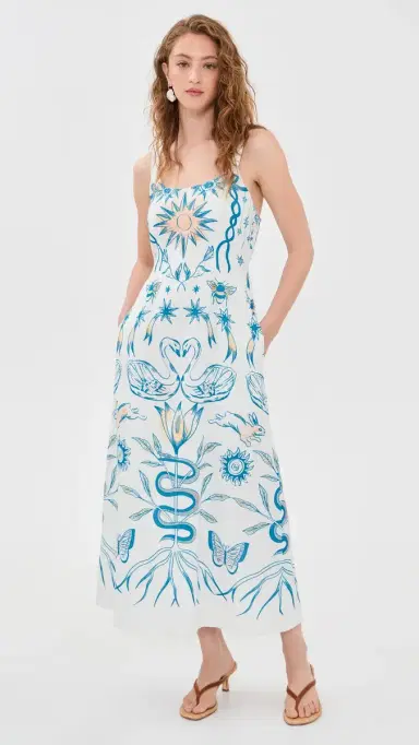 Cleobella Shelly Dress Lunada Print L | Thumbnail 2