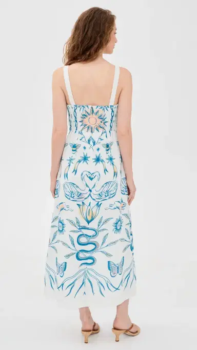 Cleobella Shelly Dress Lunada Print L | Thumbnail 3
