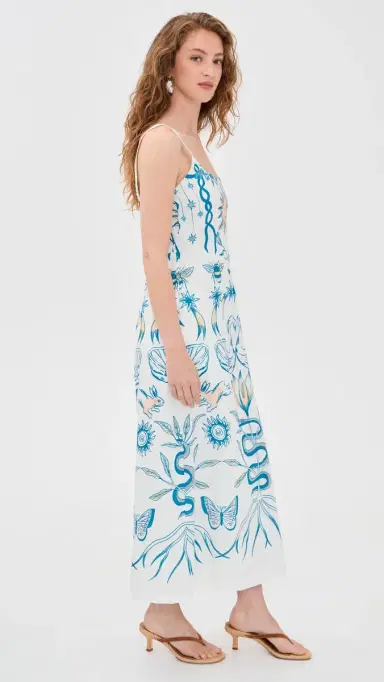Cleobella Shelly Dress Lunada Print L | Thumbnail 4