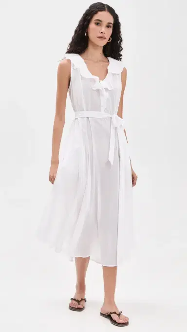 XÍRENA Cassidy Dress White | Thumbnail 2
