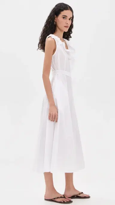 XÍRENA Cassidy Dress White | Thumbnail 4