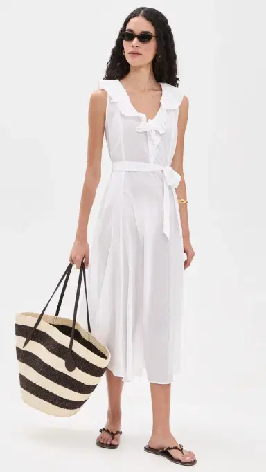 XÍRENA Cassidy Dress White | Thumbnail 5