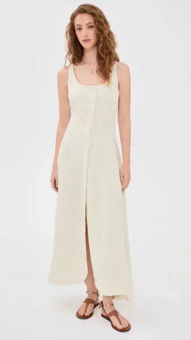 DL1961 Montauk inen Dress Crema inen (inen) | Thumbnail 2 DL1961 Montauk inen Dress Crema inen (inen) | Thumbnail 2