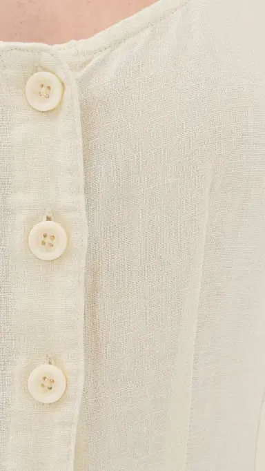 DL1961 Montauk inen Dress Crema inen (inen) | Thumbnail 6 DL1961 Montauk inen Dress Crema inen (inen) | Thumbnail 6