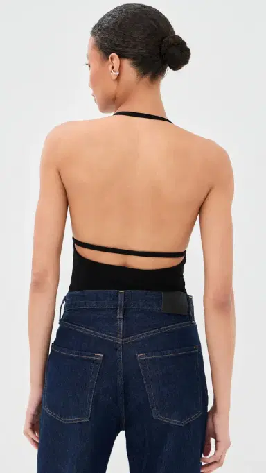 Courrèges Bikini Jersey Top Black 38 | Thumbnail 3 Courrèges Bikini Jersey Top Black 38 | Thumbnail 3