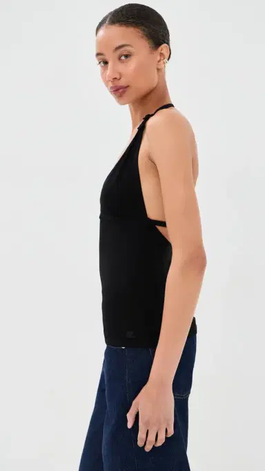 Courrèges Bikini Jersey Top Black 38 | Thumbnail 4 Courrèges Bikini Jersey Top Black 38 | Thumbnail 4
