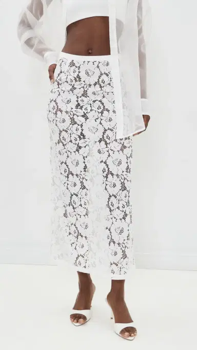 VRG GRL Devyn Lace Midi Skirt | Thumbnail 2 VRG GRL Devyn Lace Midi Skirt | Thumbnail 2