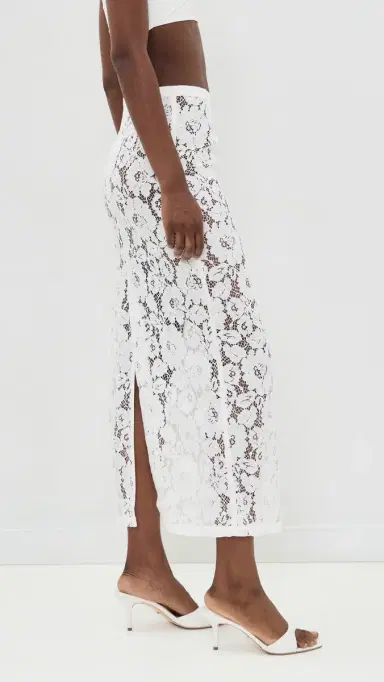 VRG GRL Devyn Lace Midi Skirt | Thumbnail 4 VRG GRL Devyn Lace Midi Skirt | Thumbnail 4