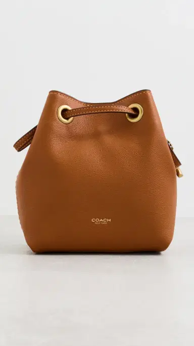 Coach Leather Jade Drawstring Bucket Bag | Thumbnail 2 Coach Leather Jade Drawstring Bucket Bag | Thumbnail 2