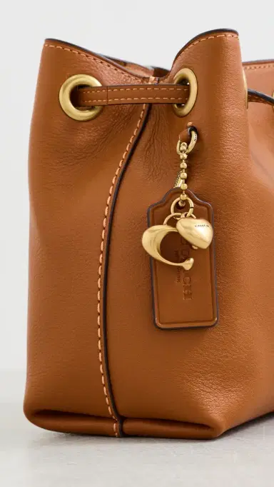 Coach Leather Jade Drawstring Bucket Bag | Thumbnail 5 Coach Leather Jade Drawstring Bucket Bag | Thumbnail 5