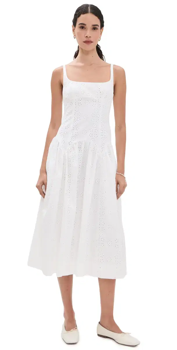 Sandy Liang Cricket Dress White
