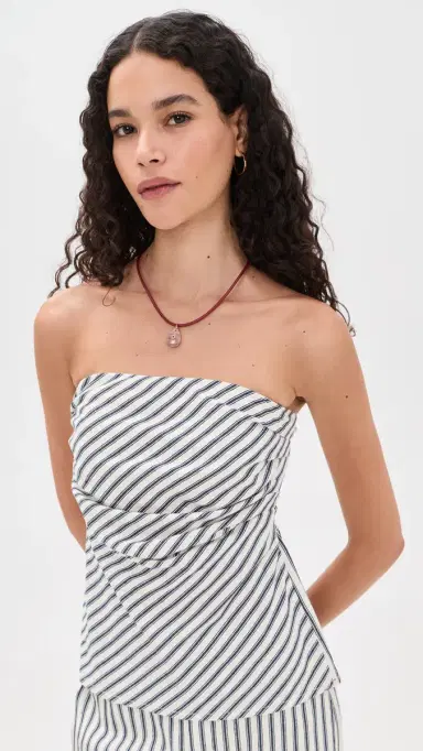 XÍRENA Nora Top Blue Slate Stripe S | Thumbnail 2 XÍRENA Nora Top Blue Slate Stripe S | Thumbnail 2