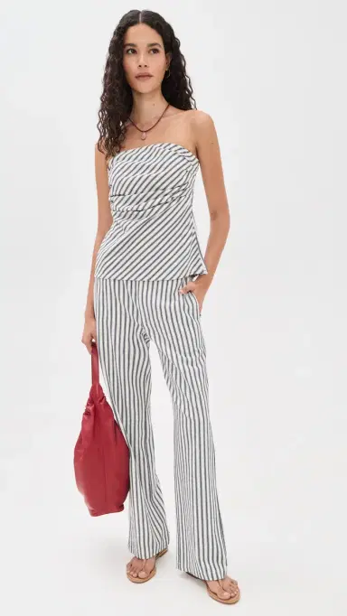 XÍRENA Nora Top Blue Slate Stripe S | Thumbnail 5 XÍRENA Nora Top Blue Slate Stripe S | Thumbnail 5