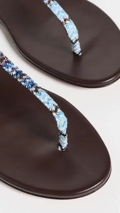 Missoni Leen Sandals Raschel Metallic Wave Evening Blue 41 | Thumbnail 6 Missoni Leen Sandals Raschel Metallic Wave Evening Blue 41 | Thumbnail 6