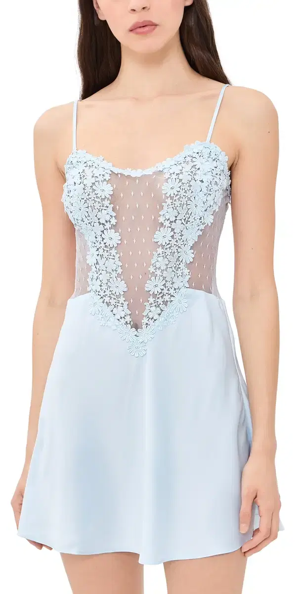 Flora Nikrooz howstopper Chemise Ice Blue