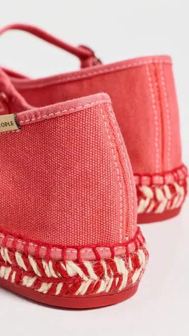 Free People Oasis Mary Jane Espadrilles Washed Salsa 6 | Thumbnail 4