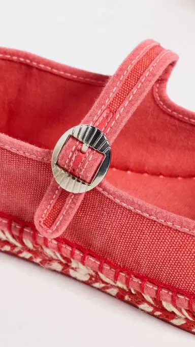Free People Oasis Mary Jane Espadrilles Washed Salsa 6 | Thumbnail 6