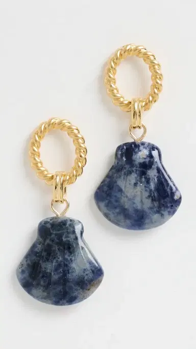 Brinker + Eliza Spritz Earrings Sodalite One Size | Thumbnail 2 Brinker + Eliza Spritz Earrings Sodalite One Size | Thumbnail 2