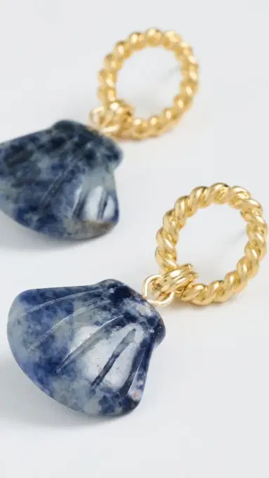 Brinker + Eliza Spritz Earrings Sodalite One Size | Thumbnail 4 Brinker + Eliza Spritz Earrings Sodalite One Size | Thumbnail 4