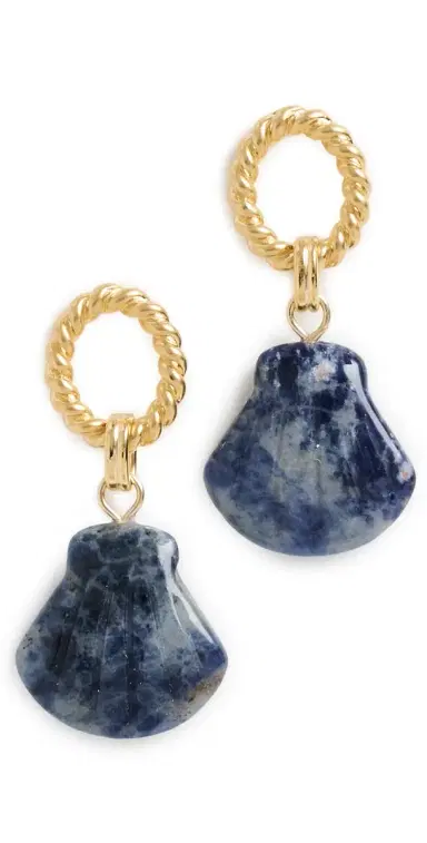 Brinker + Eliza Spritz Earrings Sodalite One Size | Thumbnail 1 Brinker + Eliza Spritz Earrings Sodalite One Size | Thumbnail 1